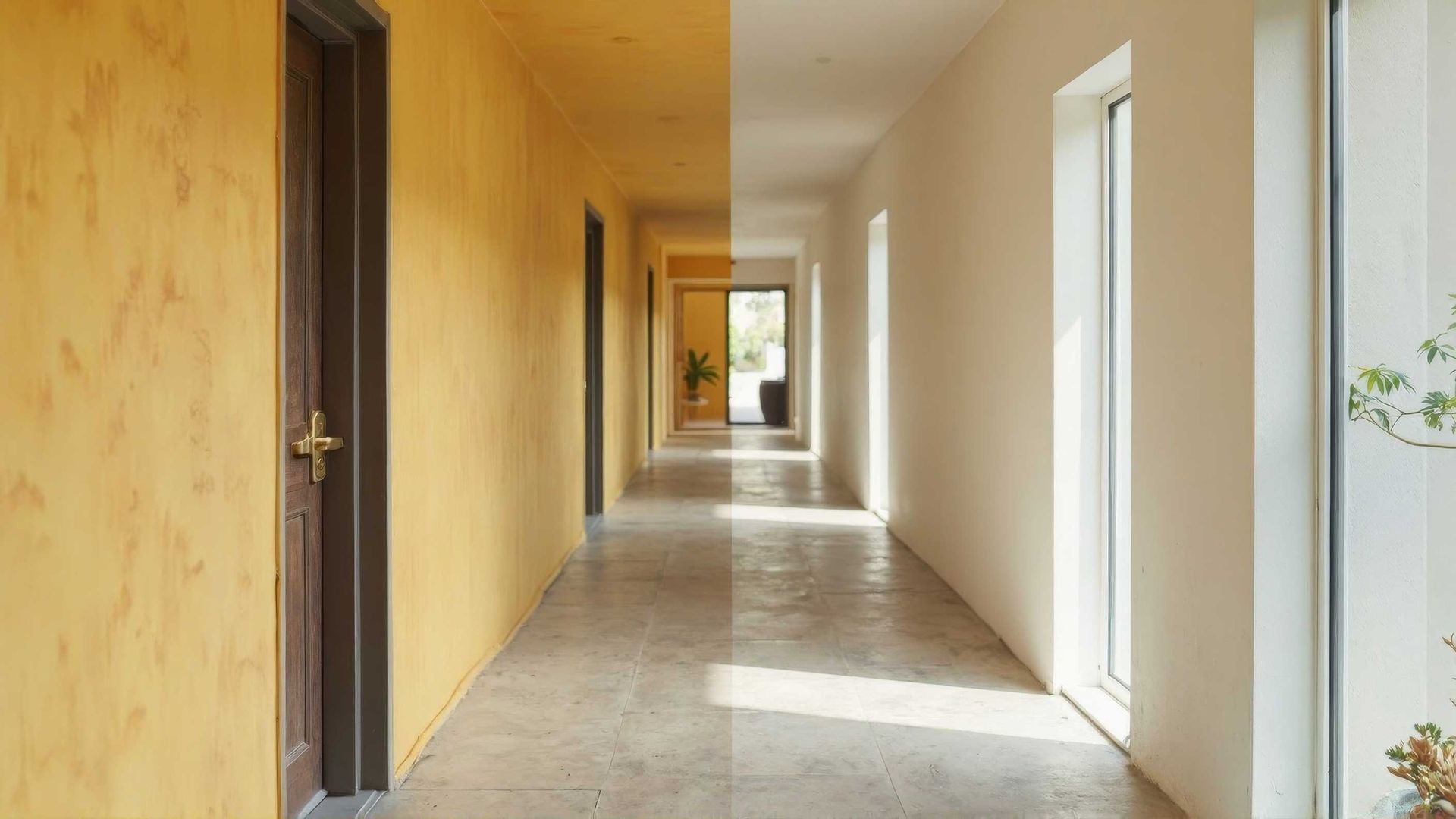 Before and After Paint Job on Suburban Home Gympie