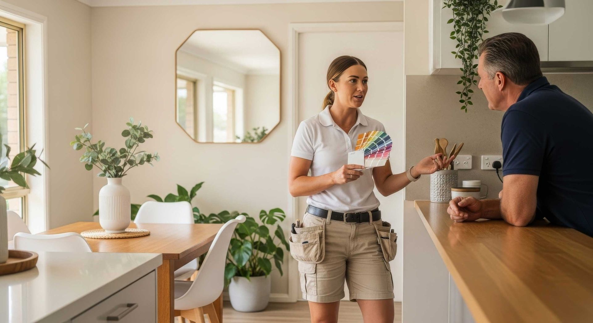 Local Interior Painting Team Finishing A Project Gympie
