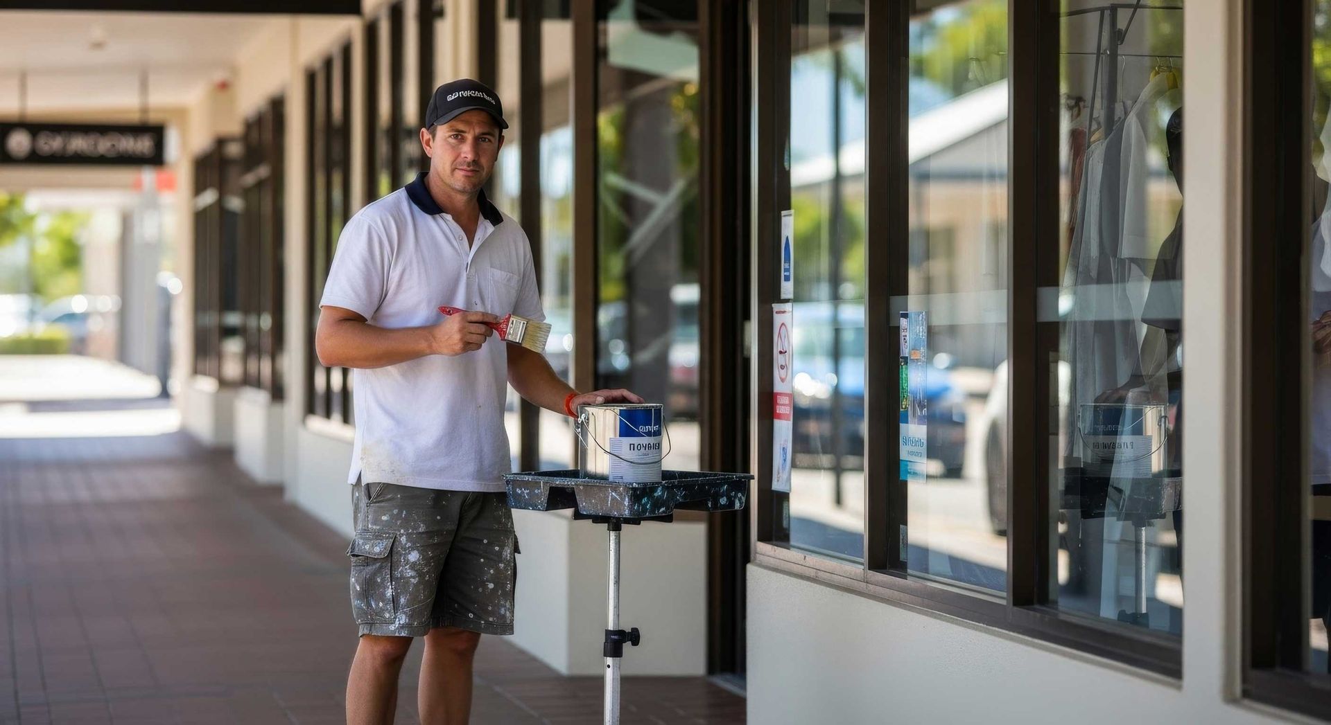 Fresh Exterior Repaint of a Retail Shopfront Gympie