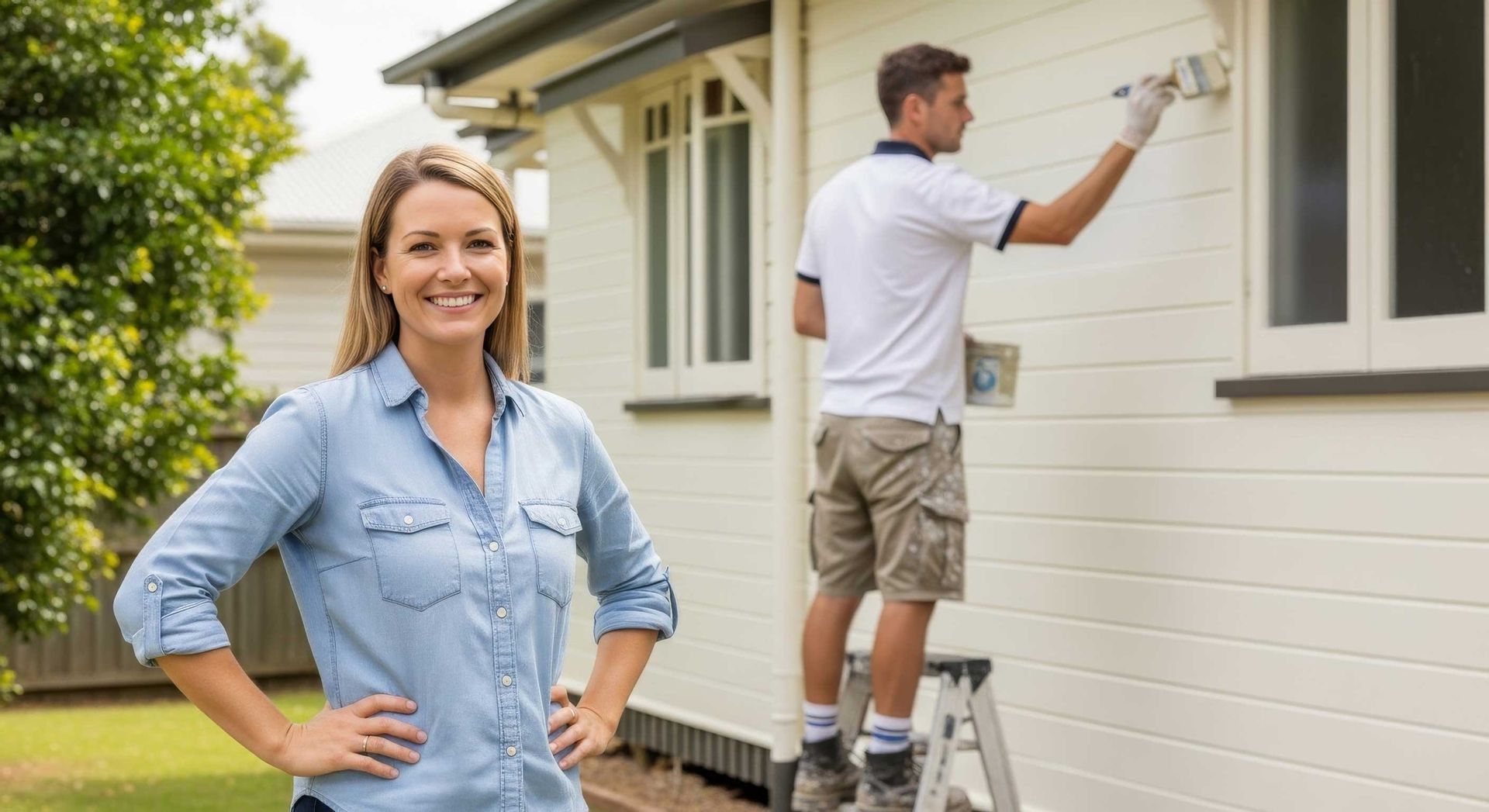 Fresh Coat on Classic Weatherboard Home Exterior Gympie