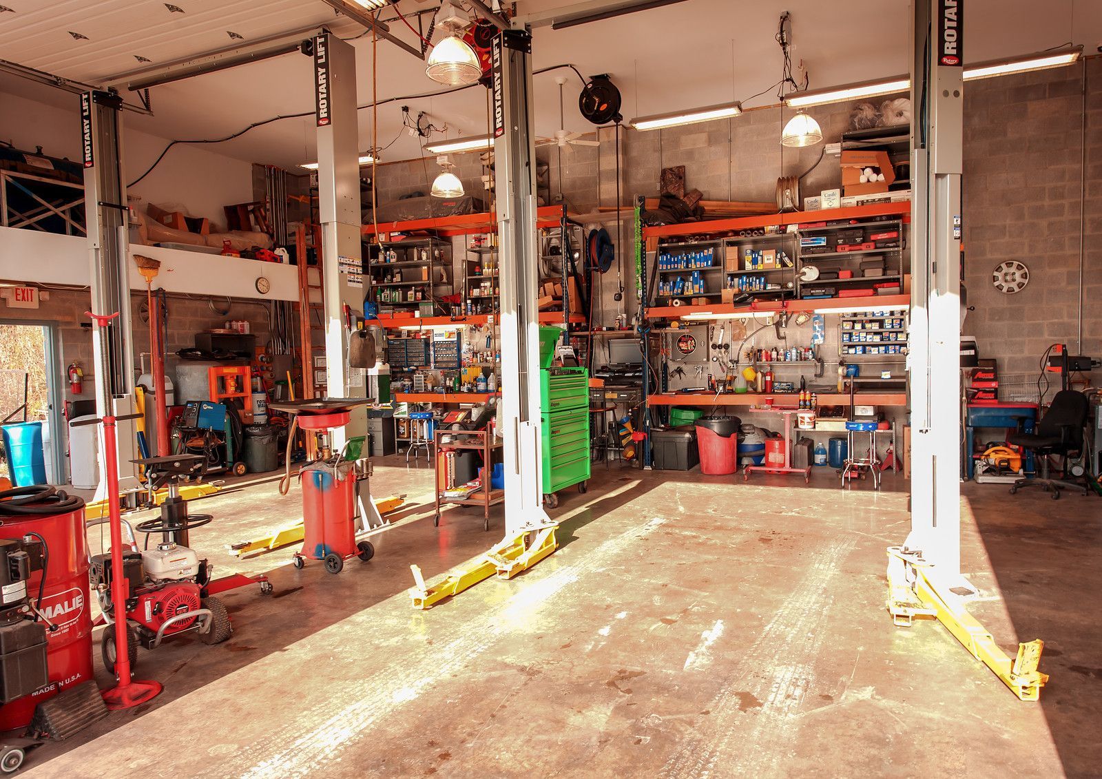 Organized Service Bay With Tools And Equipment | Absolute Auto Repairs & Sales