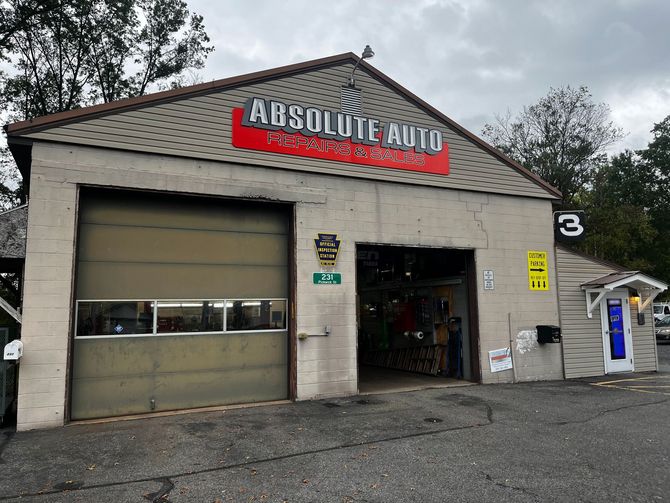 Exterior Of Mill Hall Auto Repair Shop | Absolute Auto Repairs & Sales