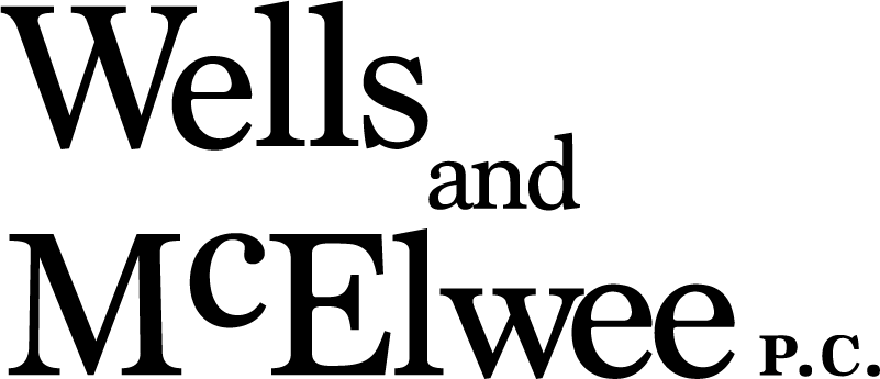 Wells and McElwee P.C. logo in black text on a white background.