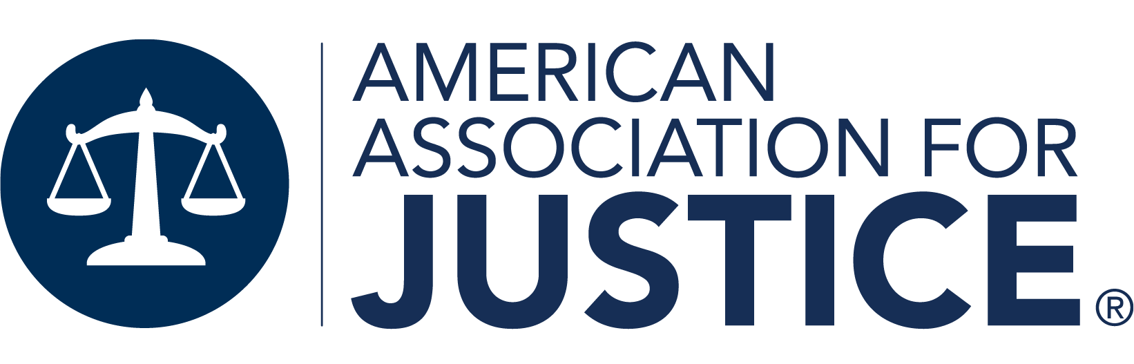 American Association for Justice logo