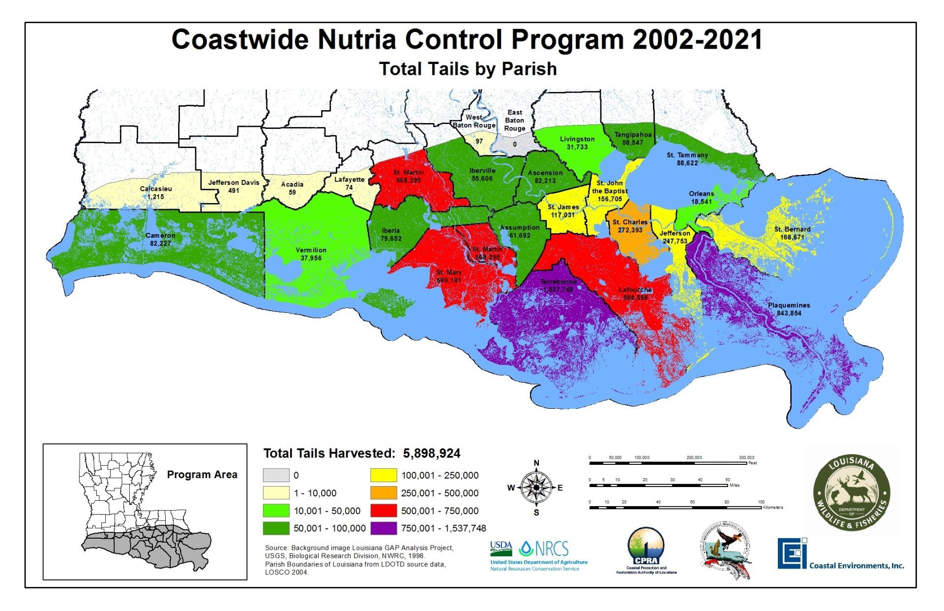 Coastwide Nutria Control Program - Baton Rouge, LA - Coastal Environments, Inc.