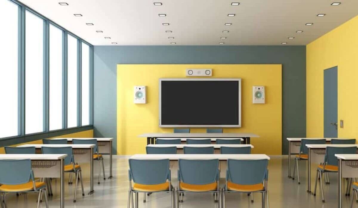 audio system in classroom
