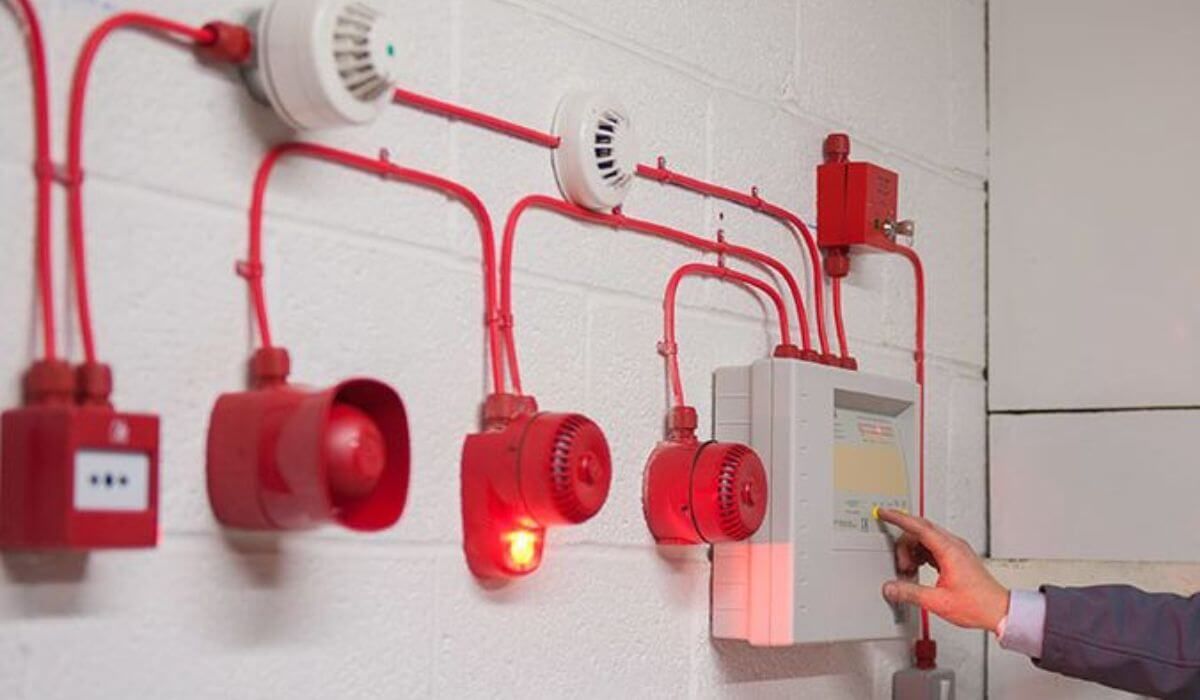 modern smart home fire safety system