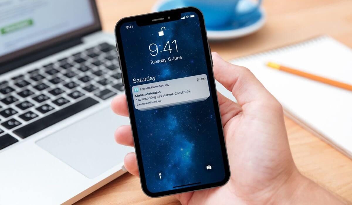 security camera app notification