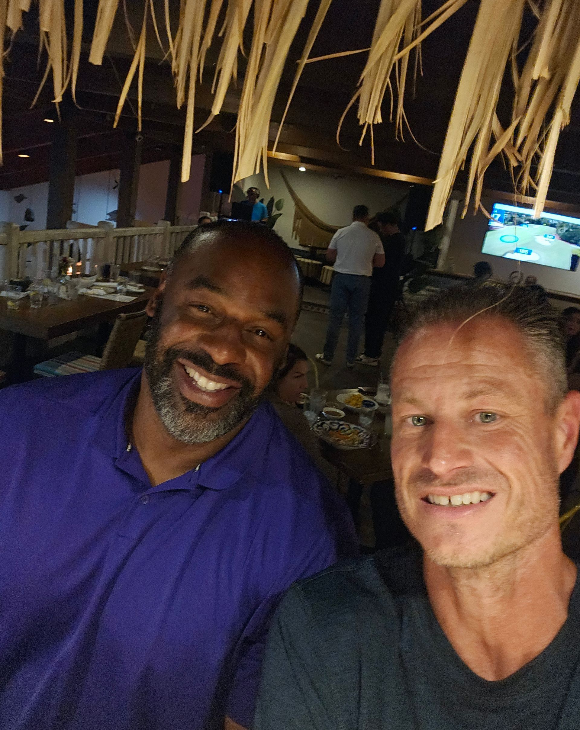 Donovan McNabb and Tim Claiborne