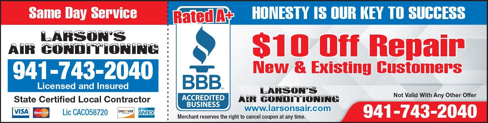 A coupon for $ 10 off repair for new and existing customers