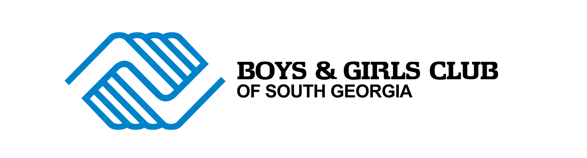 Boys & Girls Club of Valdosta logo: Blue interlocking hands emblem next to the organization's name in black text.