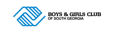 Boys & Girls Club of Valdosta logo: Blue interlocking hands emblem next to the organization's name in black text.