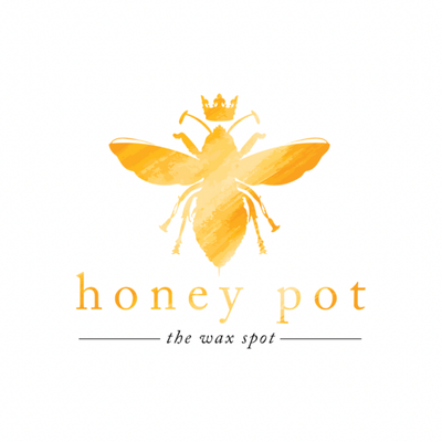 Gold watercolor bee with crown,