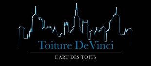 A logo for toiture de vinci l' art des toits