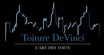 A logo for toiture de vinci l' art des toits