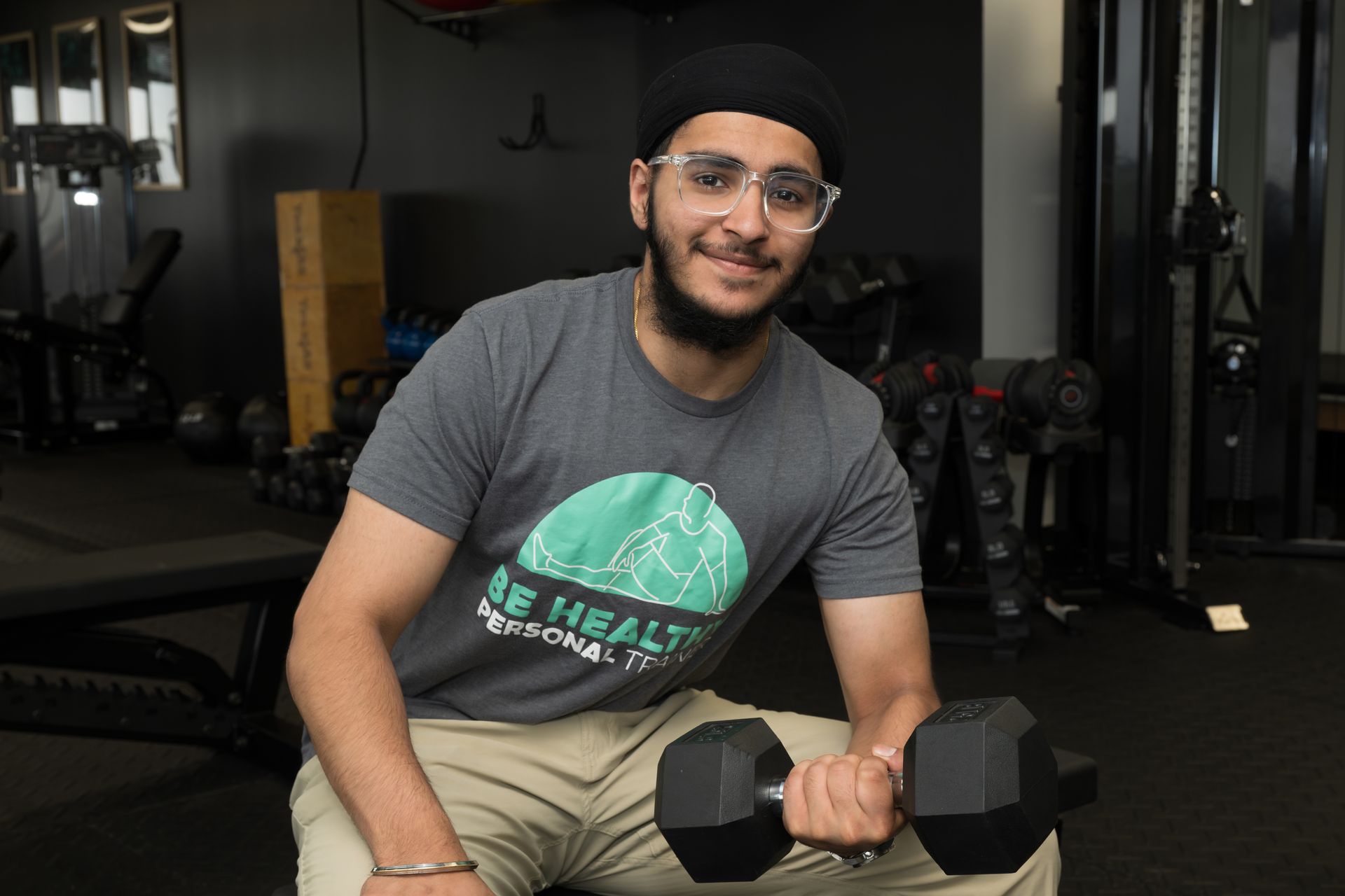 Prabh, floor assistant at Be Healthy Personal Trainer in Piscataway, NJ