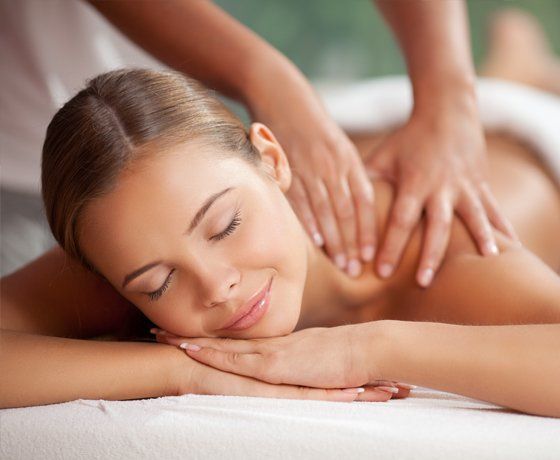 Relaxing back massage
