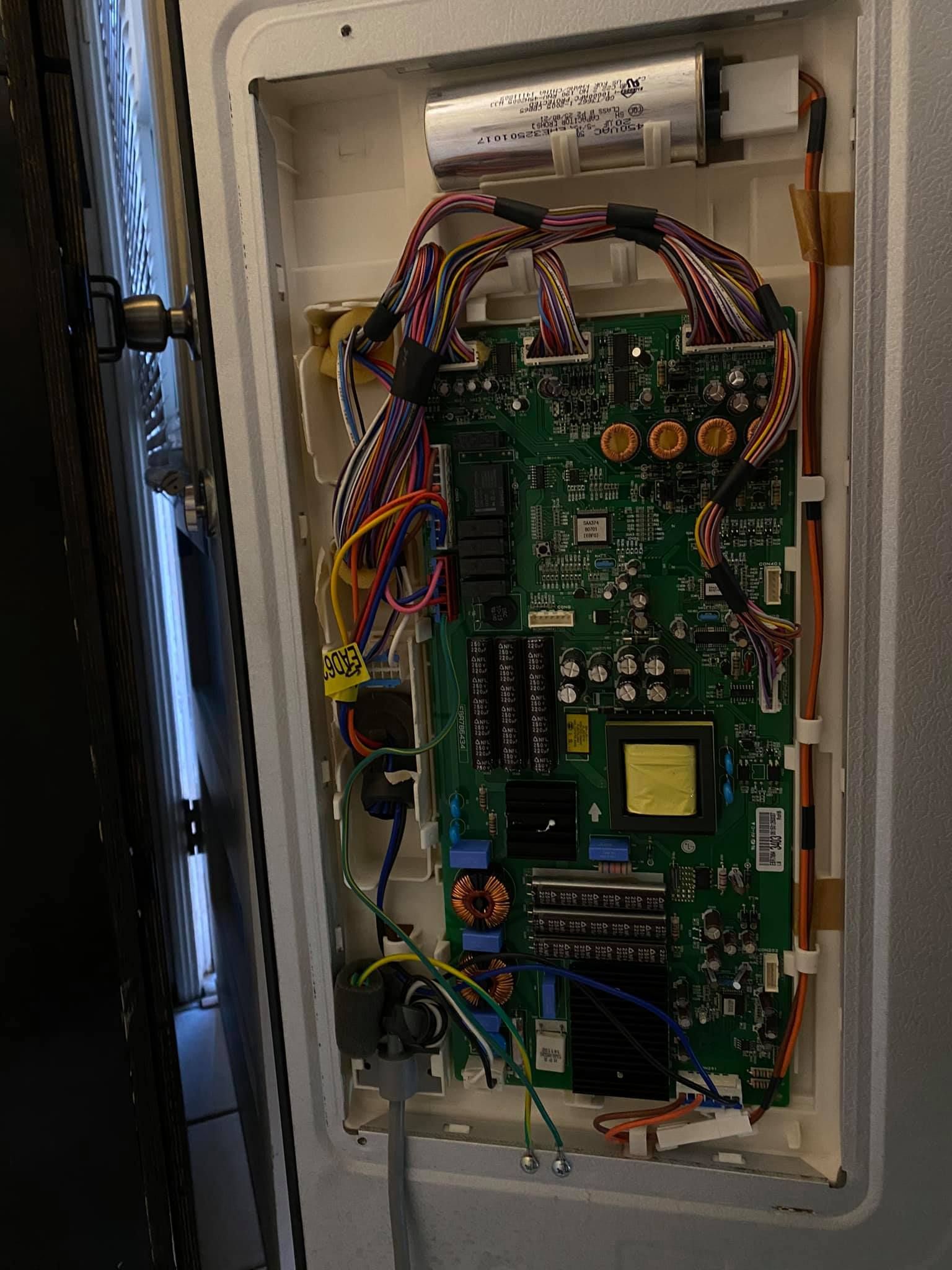 circuitboard of appliance