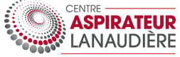 A logo for a company called centre aspirateur lanautiere