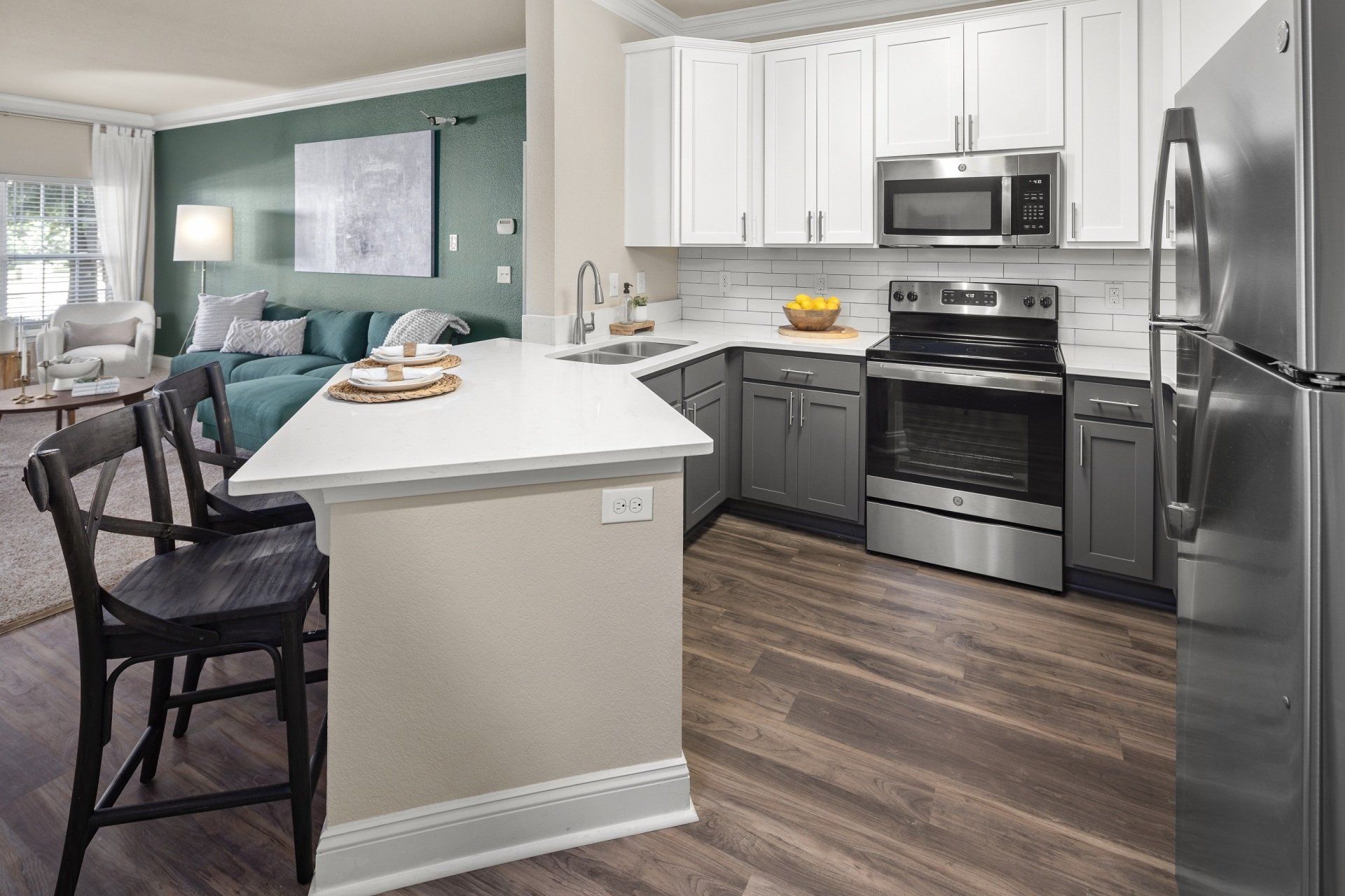 Kitchen at The Elliott.