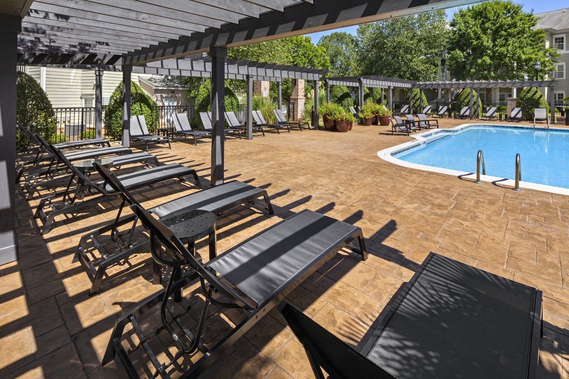 Poolside Lounge Chairs at The Elliott.