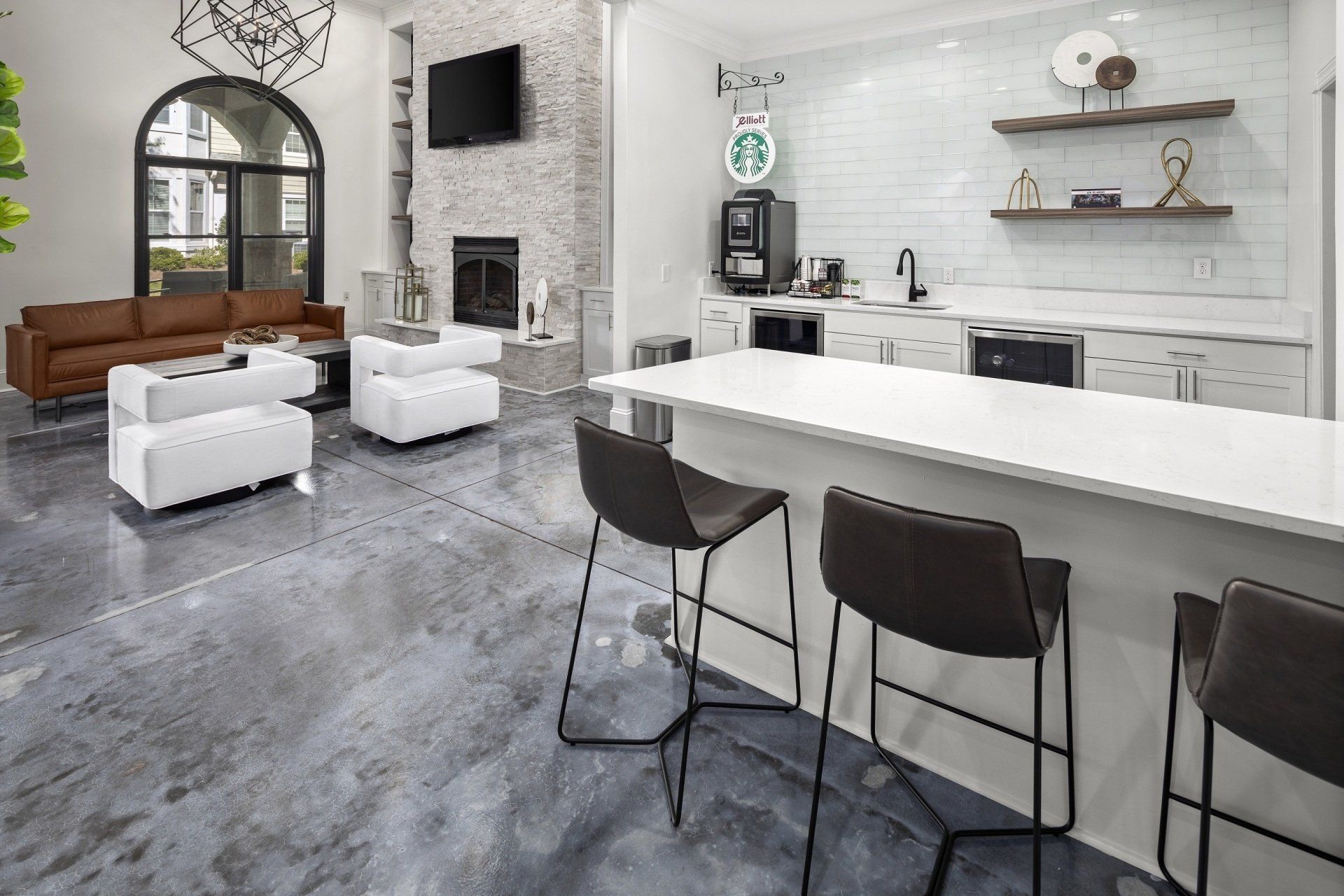 Resident Kitchen at The Elliott.