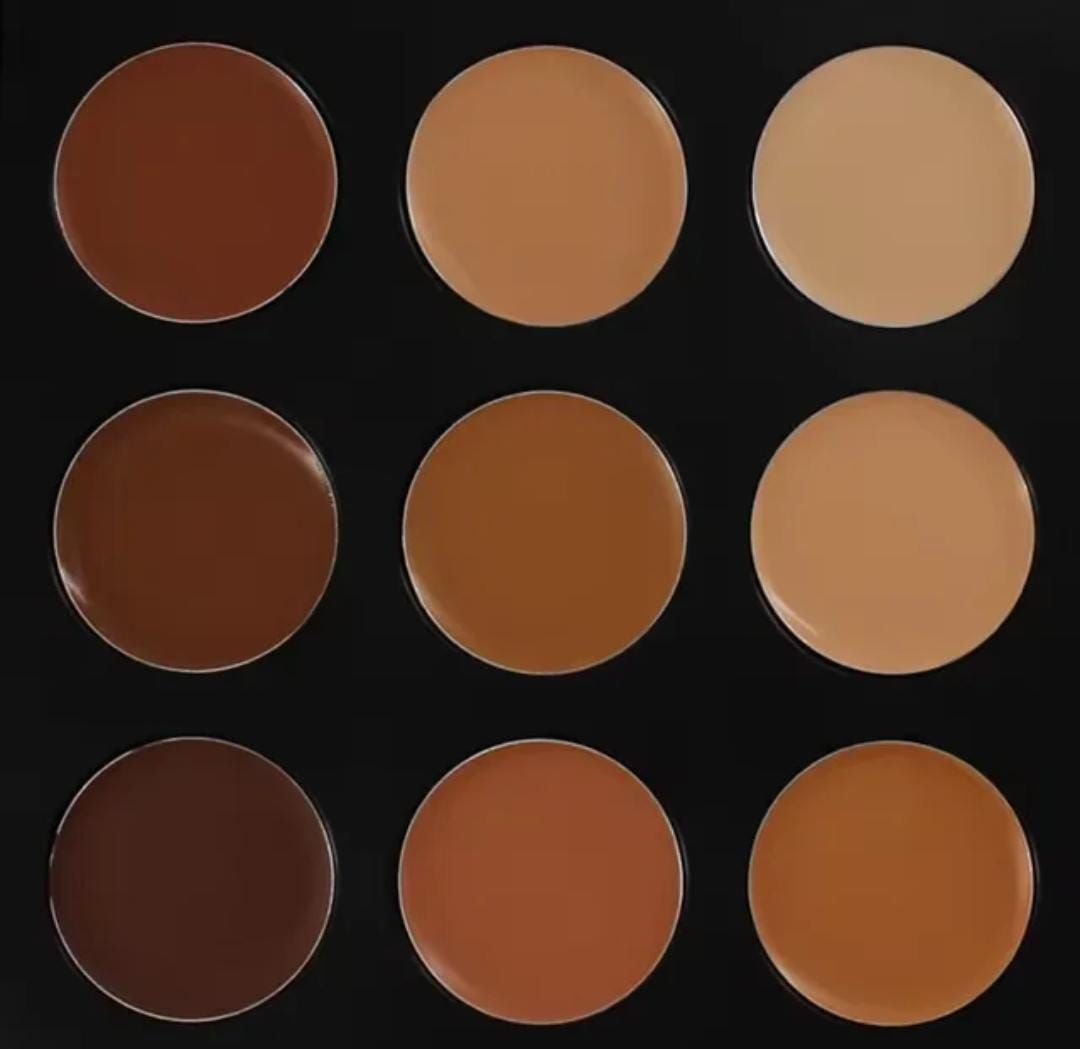 RF368 - 1 pcs -Natural Waterproof Cream Foundation Makeup Palette