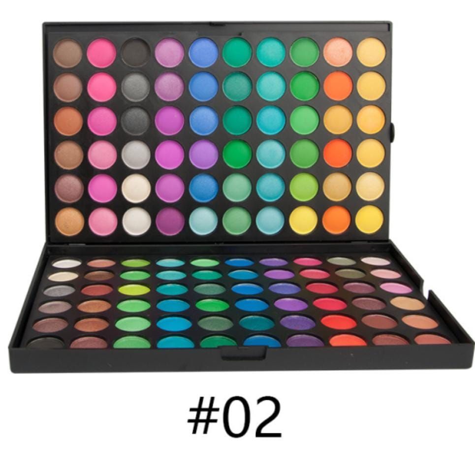 RF368 - 120 Colors Pearlescent Matte Eyeshadow Multicolor Makeup Palette.