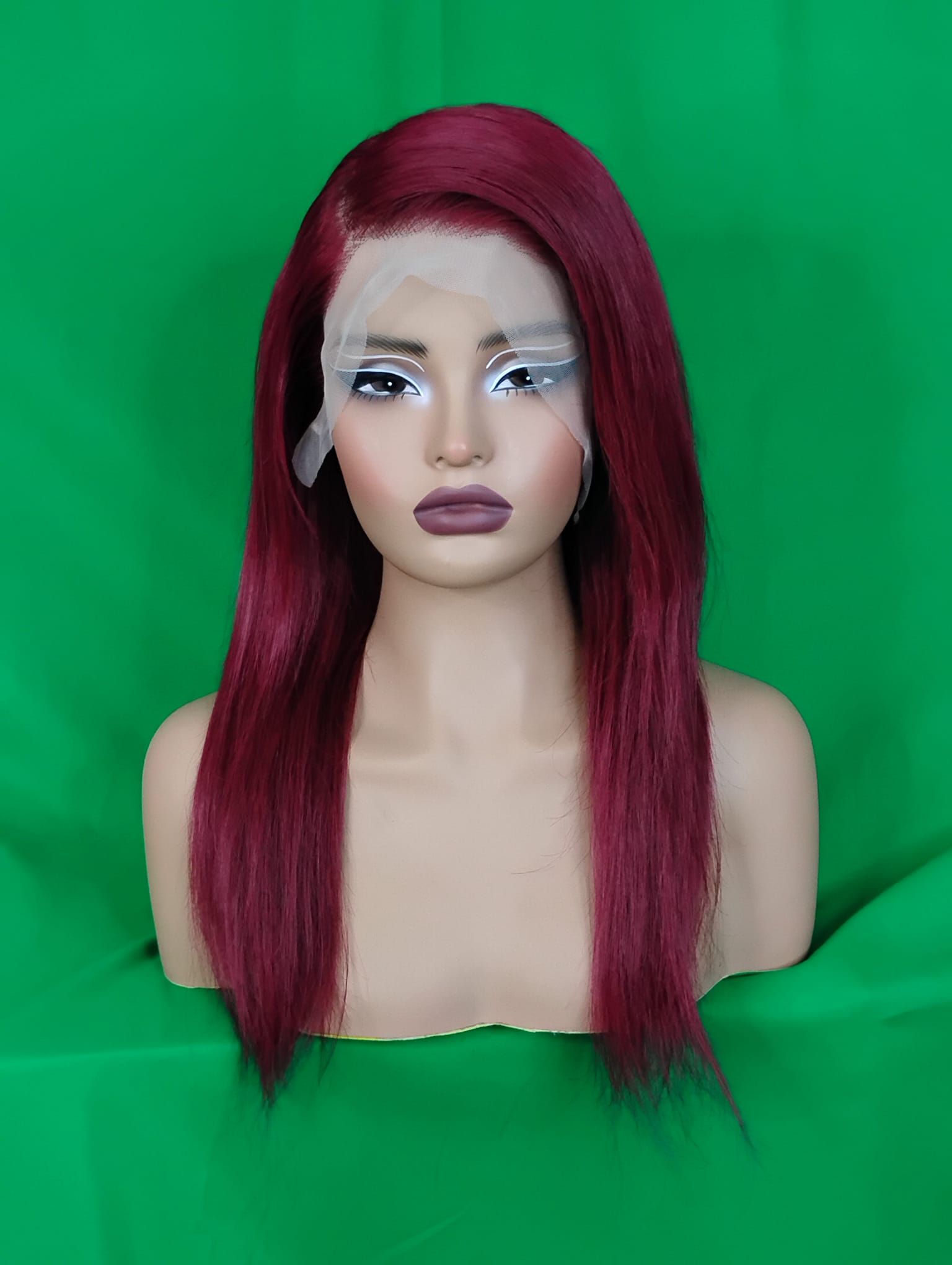 RF368 - 26 Inch - 99J 13x4 Frontal Lace Wig Straight