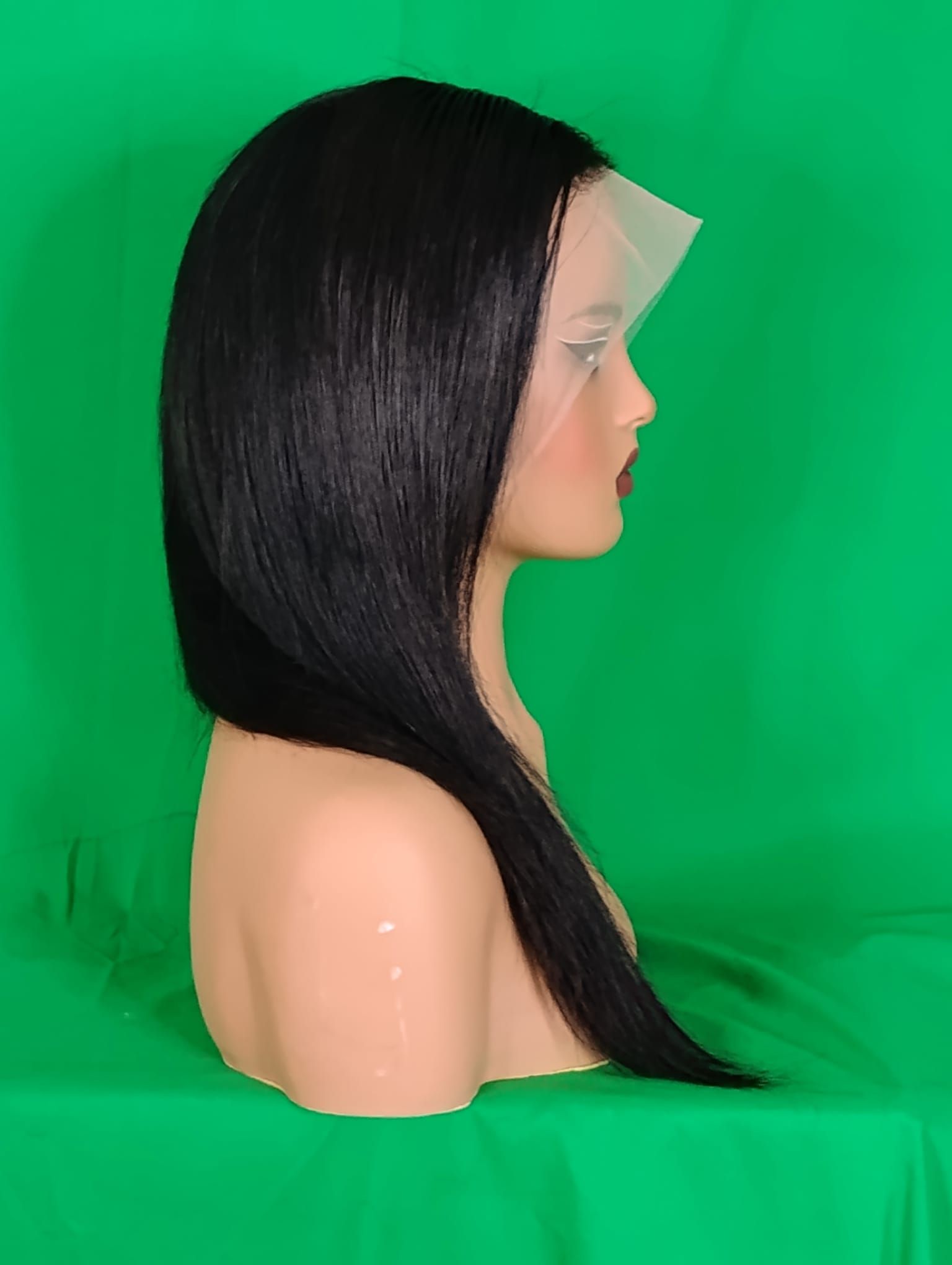 RF368 - 26 Inches 13x4 HD Transparent Lace Wig   Natural Black  Straight