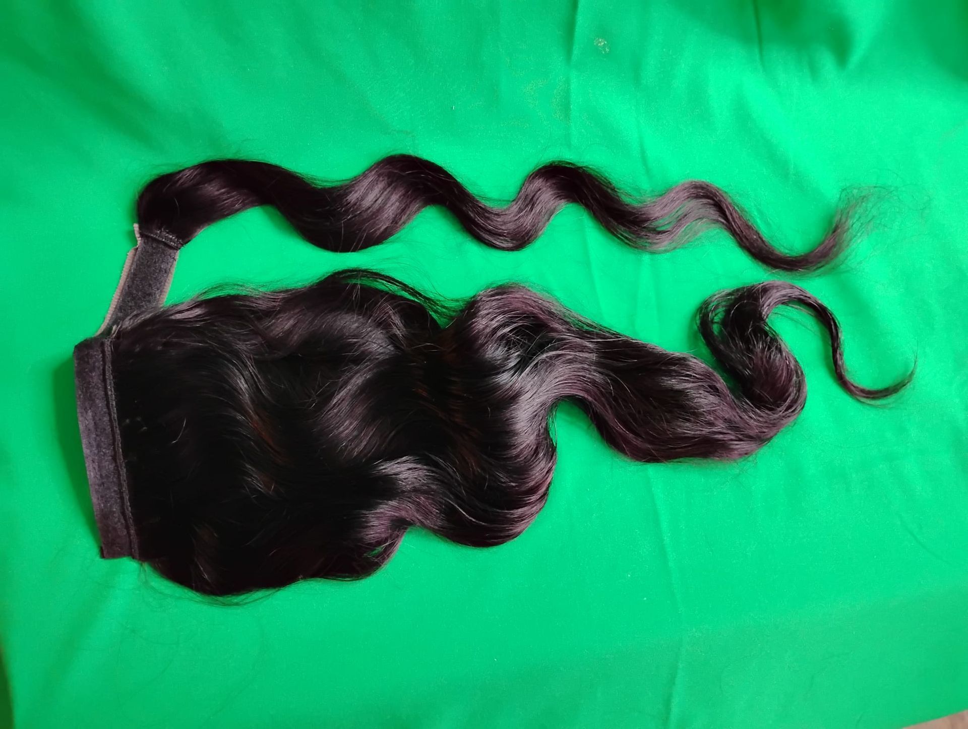 RF368- 22 Inches Body Wave National Black Drawstring Ponytail Human Hair