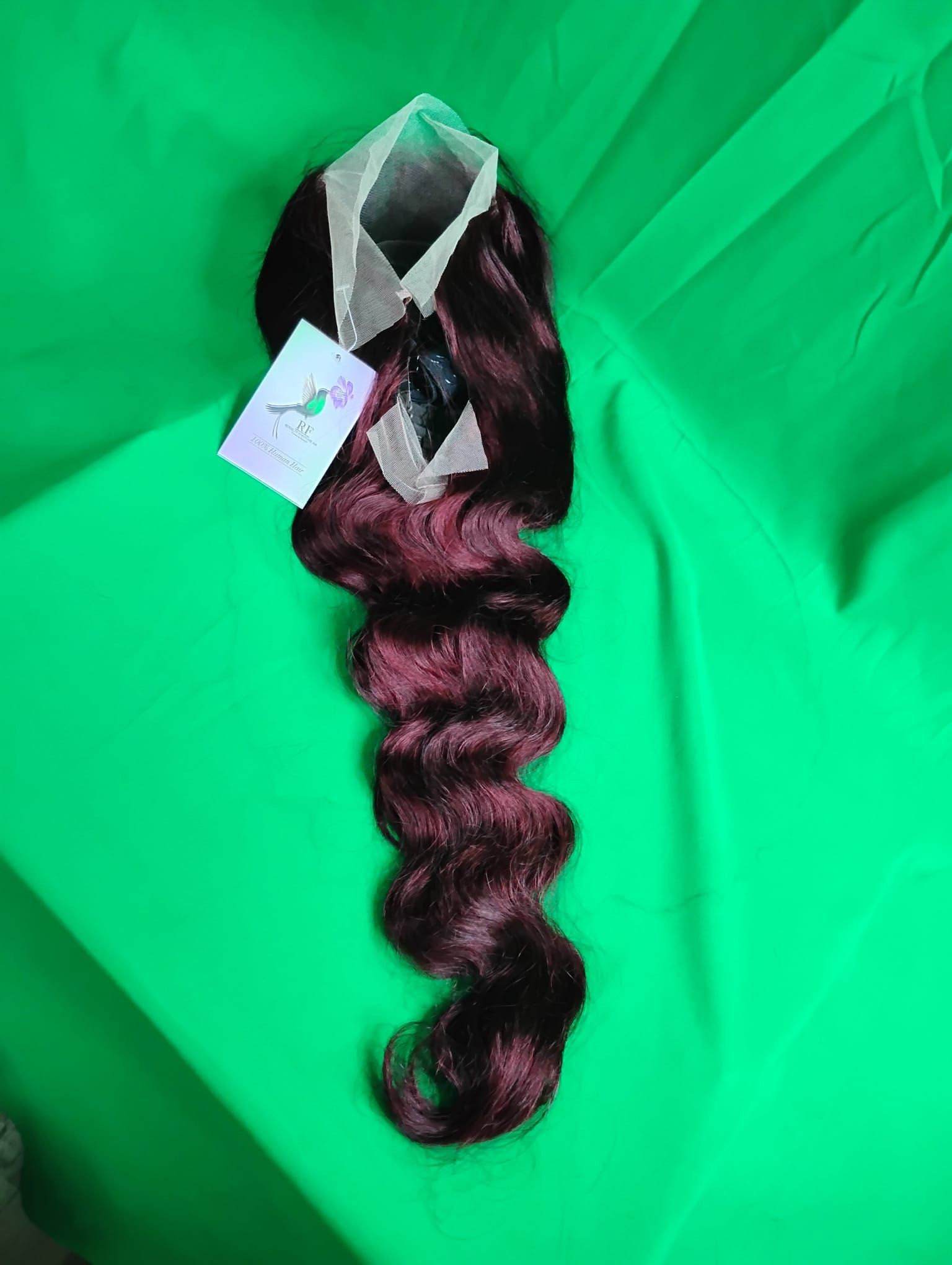 RF368 - 24 Inches 13x4 HD Transparent Lace Wig   99# Body Wave