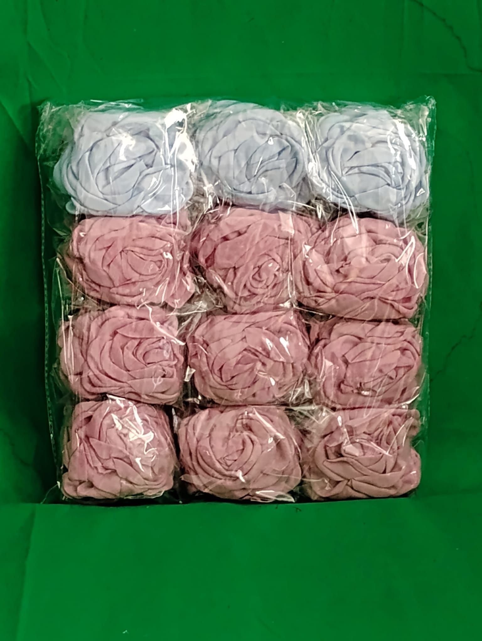 RF368 - Elegant Matte Rose Flower Hair Claw Clip.