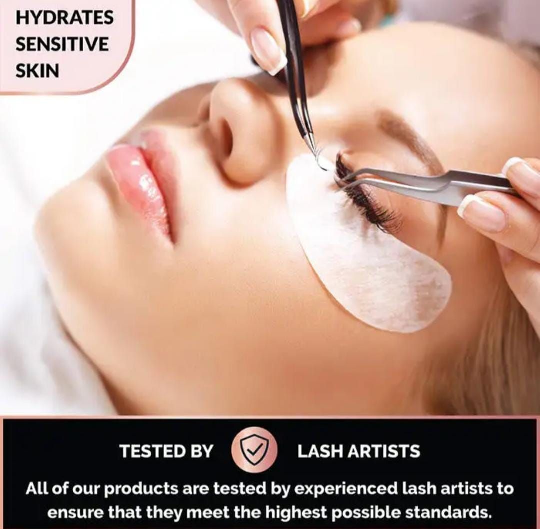 RF 368 - 50 Pairs Eyepatch Eyelash Hydrogel Mico Foam Organic lint lash Extension Pad.