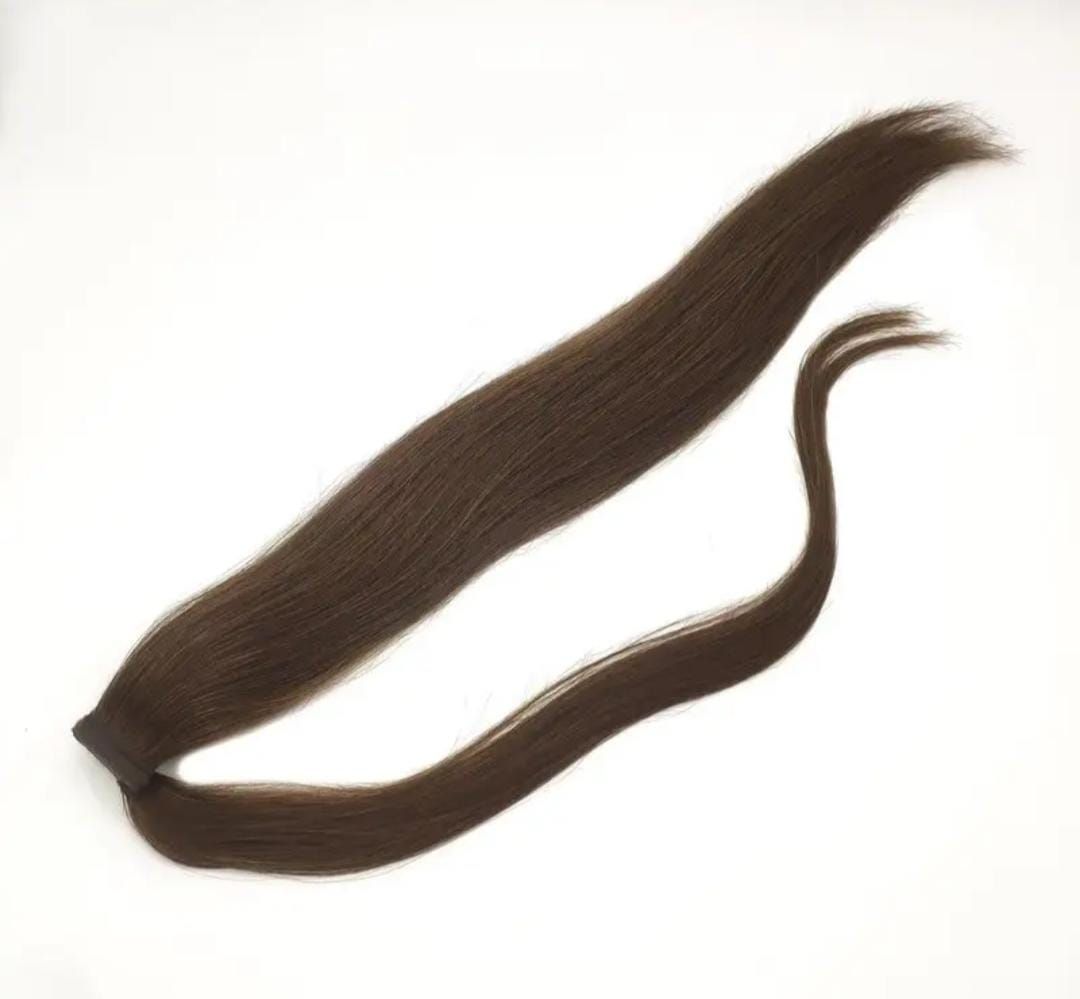 RF368 - 18 Ponytail Straight #4 Human Hair Extension.