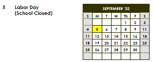 Calendar | Wheeler Avenue Christian Academy