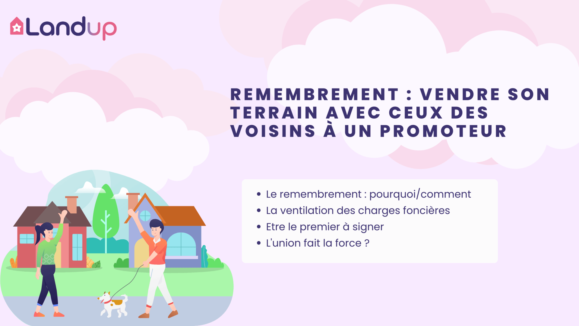 Remembrement : Vendre Avec Les Voisins à Un Promoteur