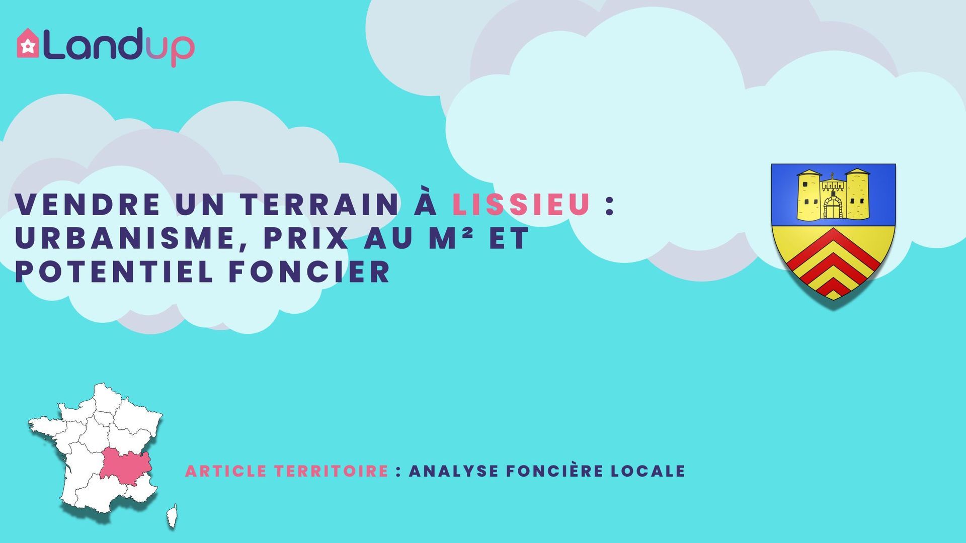 Visuel Landup avec le titre de l’article et le blason de la commune de Lissieu