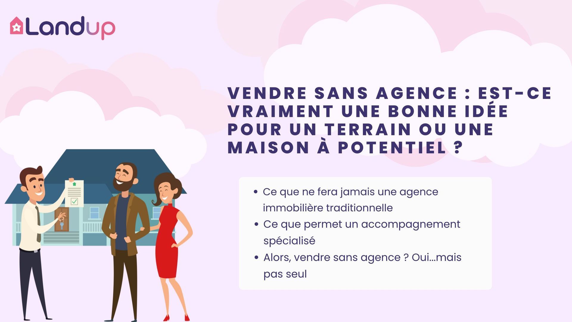 Une illustration de l'article de Landup sur l'opportunité ou non de vendre un terrain constructible