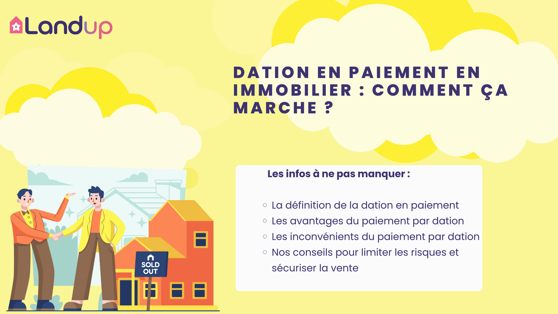 Dation En Paiement En Immobilier : Les Conseils De Landup