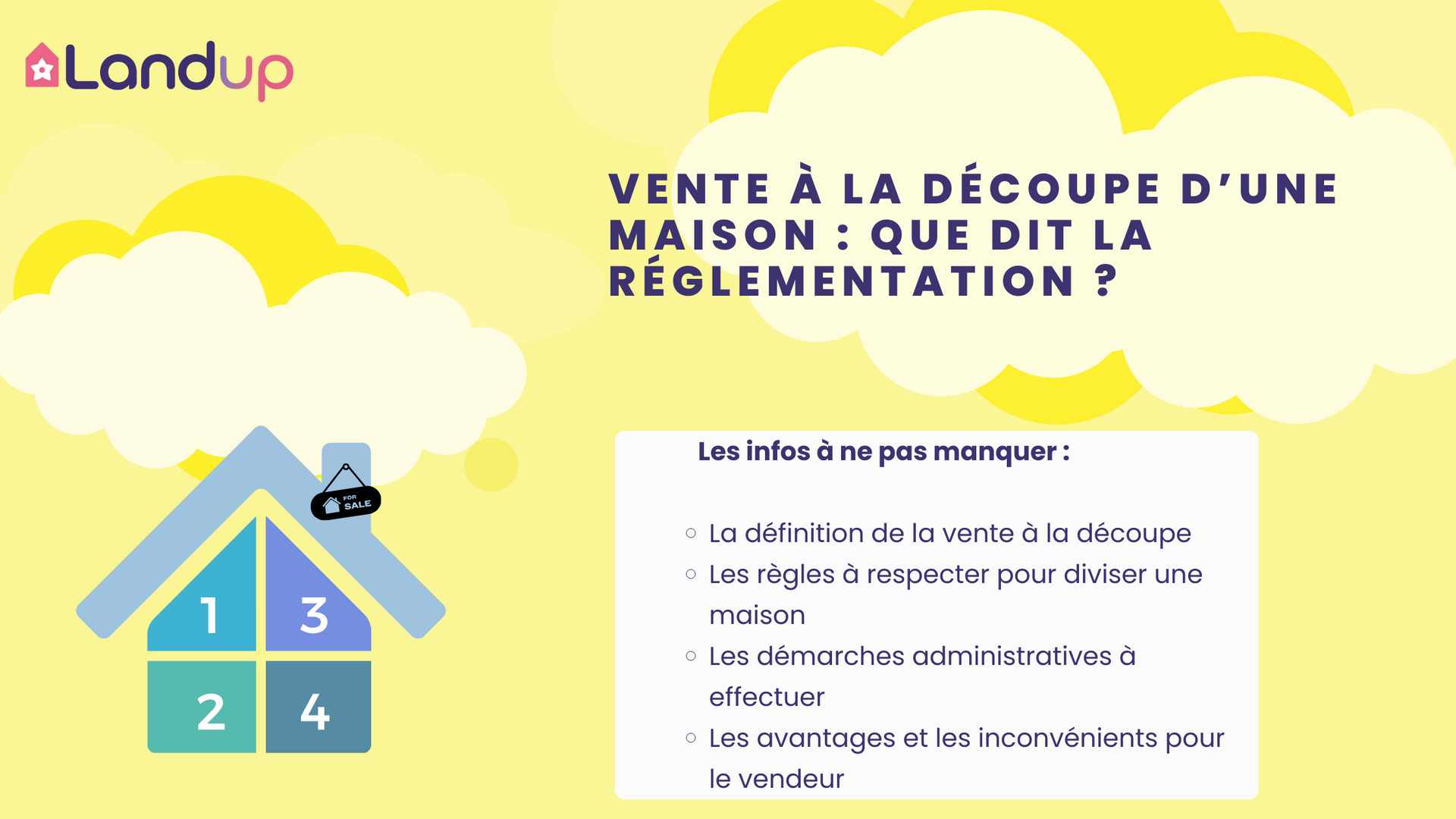 Vente à la découpe réglementation, Landup