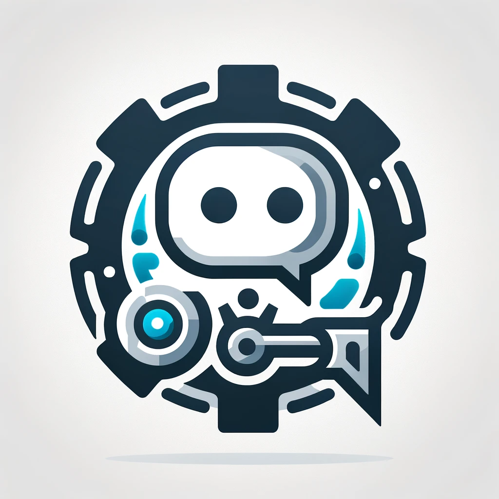 una burbuja de diálogo y una llave, representando los chatbots