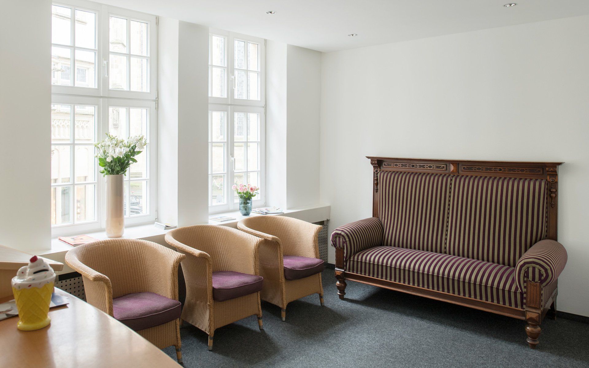 Wartezimmer Zahnarztpraxis Münster, Dr. Epping