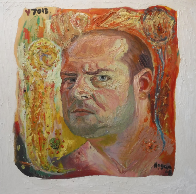 John hogan artist self portrait