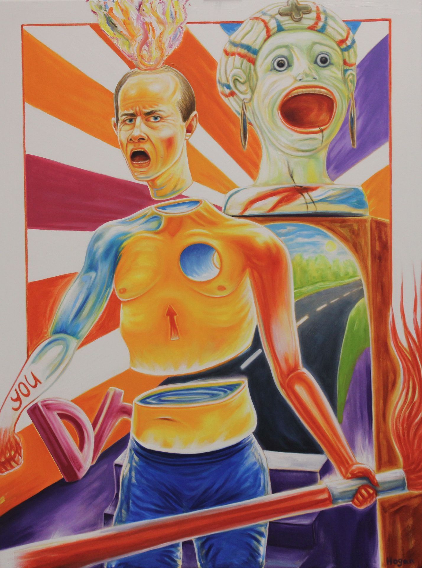 john hogan self portrait