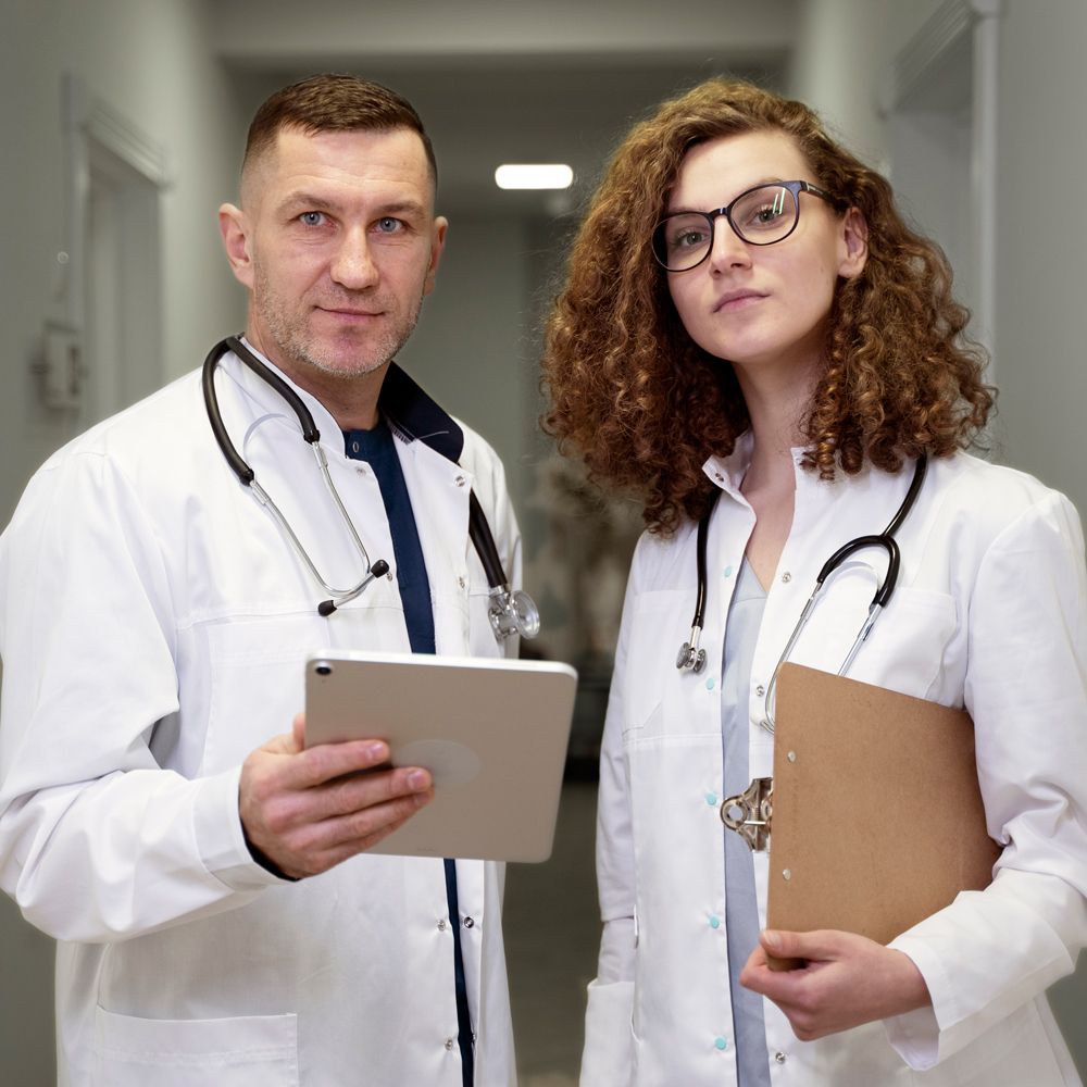 Male And Female Physician