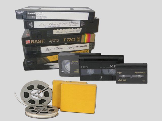 Image of vhs tapes