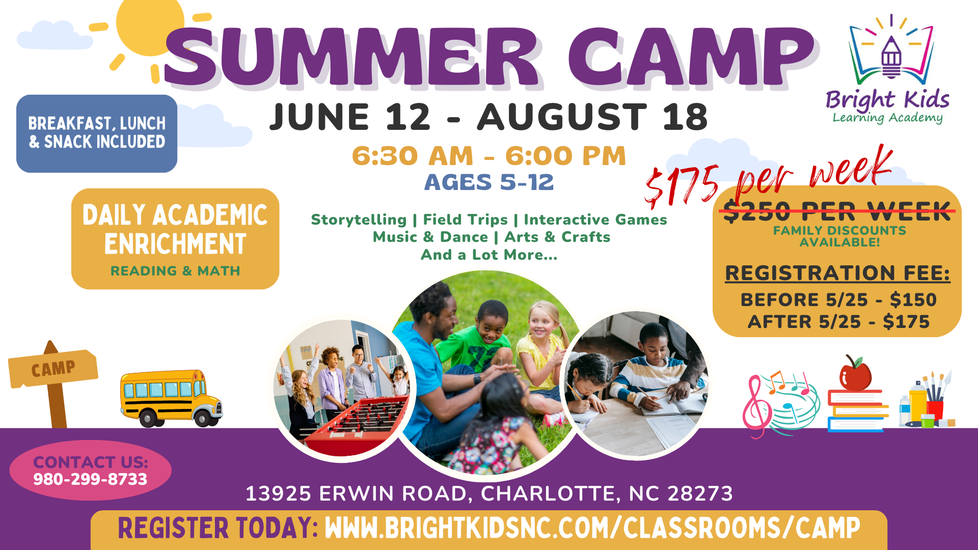 Summer Camps Charlotte, NC Bright Kids Learning Academy