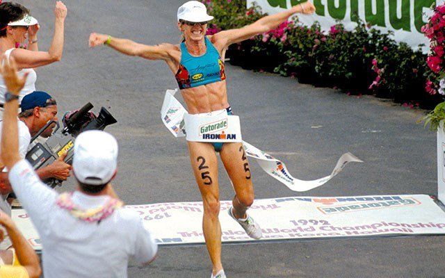 Paula Newby-Fraser gewinnt den Ironman Hawaii
