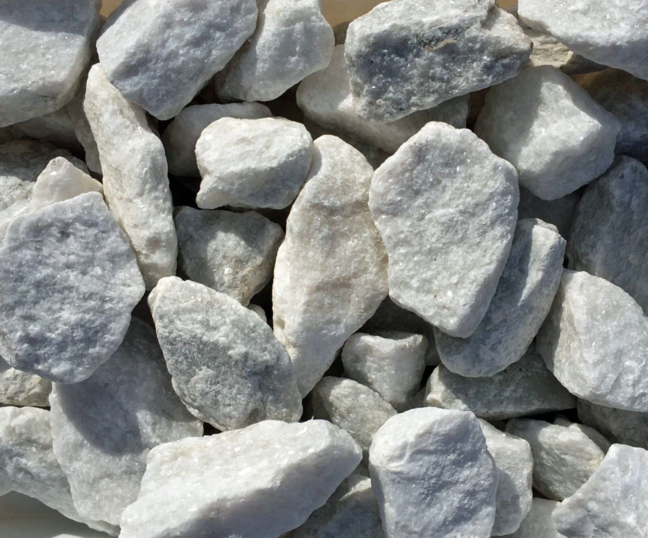 White Marble stones